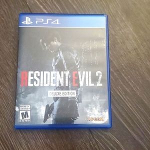 PS4 Resident Evil 2 Video Game and Disc